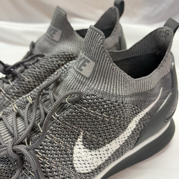 Nike Zoom Mariah Flyknit Racer Mens Size 13 Black Gray Running‎ Shoes Sneakers - Picture 14 of 16